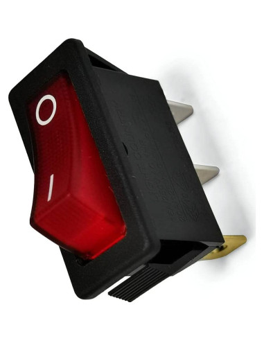 Interruptor Rocker Iluminado Light Country 20A 125V para Chimeneas