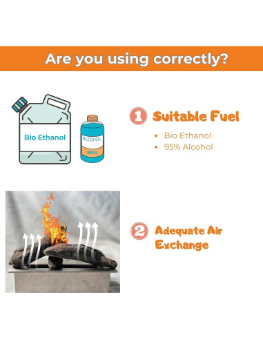 Troncos de Chimenea a Gas Heyfurni 10 Piezas Cerámica