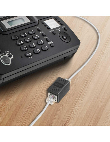 Adaptador RJ11 a RJ45 Menewstart 20.32 cm Paquete de 3