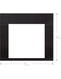 Marco Dimplex Revillusion para Chimenea 24" - Negro 2