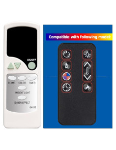 Control Remoto Real Flame para Chimenea Eléctrica A424011101G27