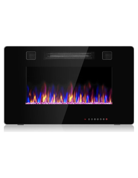 Chimenea Eléctrica Empotrada MAT EXPERT 30" 750W/1500W