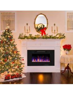 Chimenea Eléctrica Empotrada MAT EXPERT 30" 750W/1500W 2