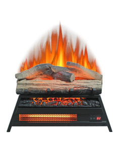 Chimenea Eléctrica Adigyco 1500W con Efecto Llama 3D