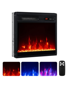 Insertos Chimenea Eléctrica SIMOE 18" 750W/1500W Control Remoto