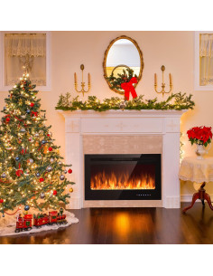 Insertos de Chimenea Eléctrica RELAX4LIFE 36" 750/1500W 2