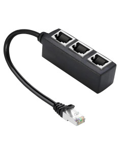 Divisor Ethernet RJ45 1 Macho a 3 Hembras HRIOEKAX