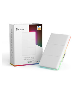 Interruptor Inteligente SONOFF T5 3 Gang WiFi 2.4GHz Táctil