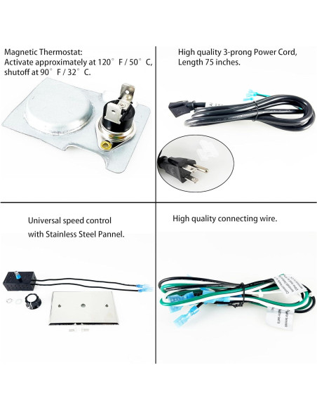 Kit Soplador Chimenea Direct Store DN112 130 CFM 3000 RPM