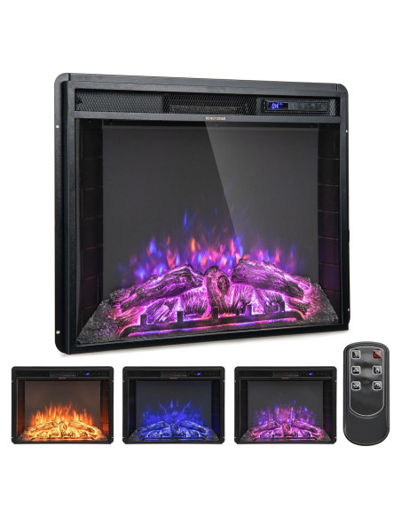 Chimenea Eléctrica GOFLAME 67.8cm con Control Remoto y Termostato