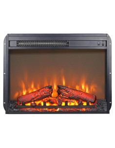 Insertador de chimenea eléctrica Genérico 60 cm con troncos