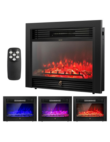 Insertos de Chimenea Eléctrica MAT EXPERT 750/1500W Negro