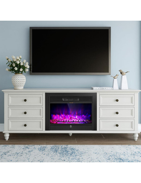 Insertos de Chimenea Eléctrica MAT EXPERT 750/1500W Negro