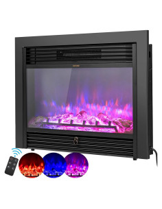 Chimenea Eléctrica GLACER EP100 750W/1500W Montada en Pared