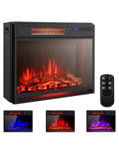 Chimenea Eléctrica SIMOE 66 cm 900/1350W Control Remoto