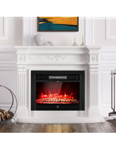 Chimenea Eléctrica RELAX4LIFE 73 cm 750W/1500W Control Remoto 2