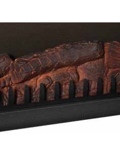 Chimenea Eléctrica Genérico 61 cm Control Remoto Negro 2