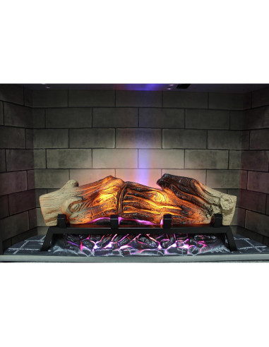 Chimenea Eléctrica Genérico 71 cm Llamas Multicolores