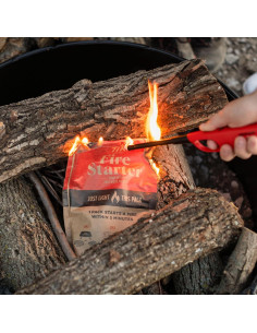Paquete de 10 Encendedores TIKI para Fuego Rápido 0,45 kg 2