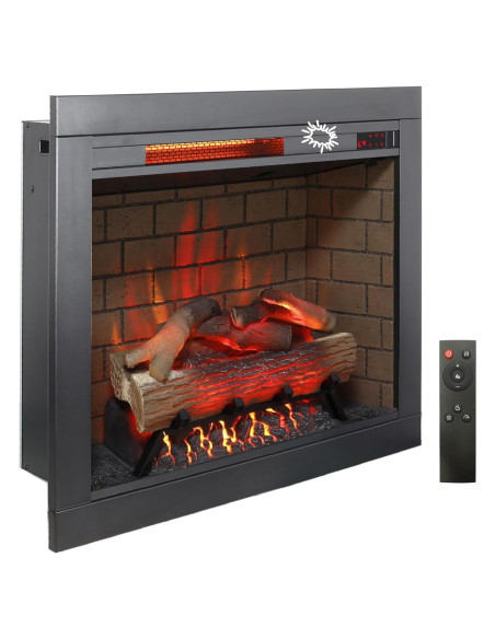 Chimenea Eléctrica Genérico 1500W con Panel Táctil