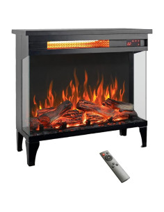 Chimenea Eléctrica MilleLoom D1LaM7SiJvYUk7nq 3 Lados 4 Colores