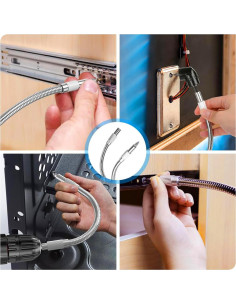 Set de 17 Piezas de Extensión de Broca Flexible CIGOTU 2