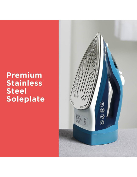 Plancha de Vapor BLACK+DECKER ICR004B 1200W Anti-goteo 250ml