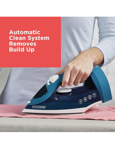 Plancha de Vapor BLACK+DECKER ICR004B 1200W Anti-goteo 250ml