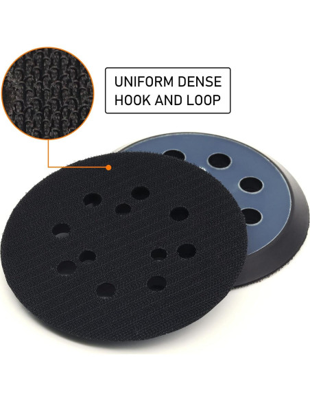 Pad de Reemplazo Lijadora 5" RUIHONGV para DeWalt y Makita