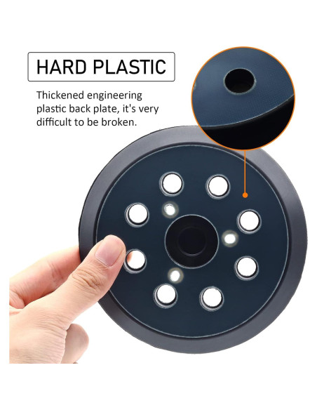 Pad de Reemplazo Lijadora 5" RUIHONGV para DeWalt y Makita