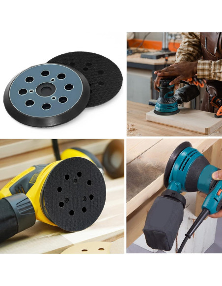 Pad de Reemplazo Lijadora 5" RUIHONGV para DeWalt y Makita