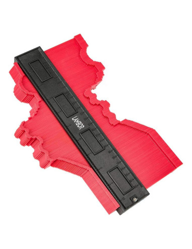Calibrador de Contorno 25 cm Lambor Studios Rojo ABS