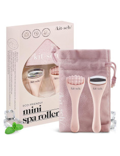 Set de Rodillos Faciales Kitsch Mini - Masajeador de Hielo Rubor