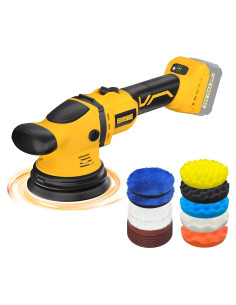 Pulidora Sin Cable VERVEWAV 20V 6 Pulgadas Velocidad Variable
