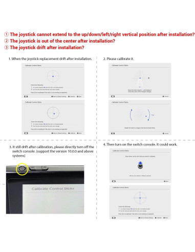 Joystick Analógico Reemplazo Starko para Nintendo Switch - 2 Piezas