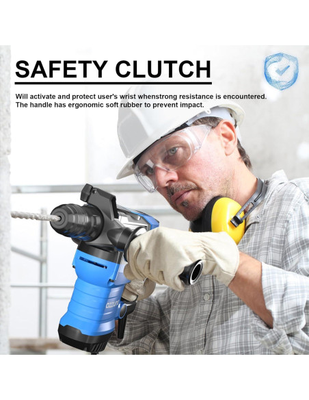 Martillo Rotativo AZZUNO 1800W 4 Funciones para Concreto Martillo Rotativo AZZUNO 1800W 4 Funciones para Concreto