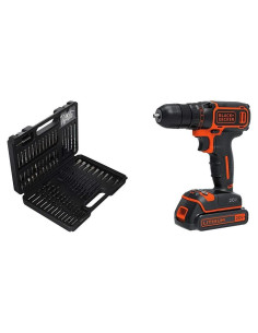 BLACK+DECKER BDA91109 Taladro/Atornillador 20V con 109 Piezas