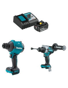 Makita Soplador Inflador 18V LXT y Martillo Perforador 1/2"