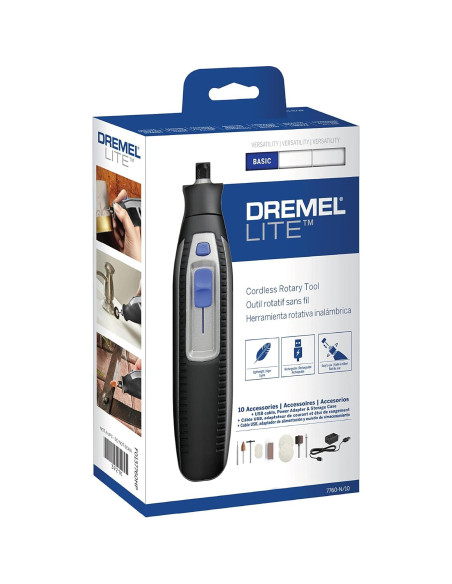 Dremel Lite 7760 N/10 Herramienta Rotativa Inalámbrica 4V