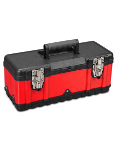 Caja de herramientas portátil Jack Boss 39.4x18x17 cm acero plástico