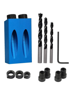 Kit de Plantilla de Agujeros en Ángulo 14 Piezas VELNUT