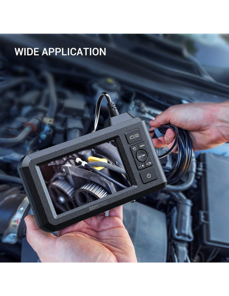 Endoscopio Industrial DEPSTECH DS300, 1080P, 5m, Pantalla 4.3"