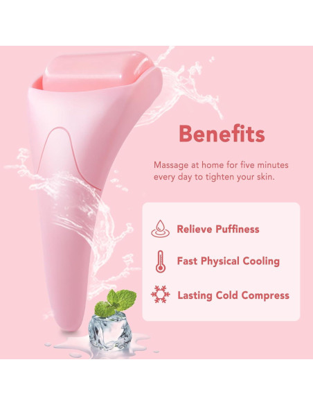 Rodillo de Hielo para la Cara Huefull Rosa - Cuidado Facial Rodillo de Hielo para la Cara Huefull Rosa - Cuidado Facial