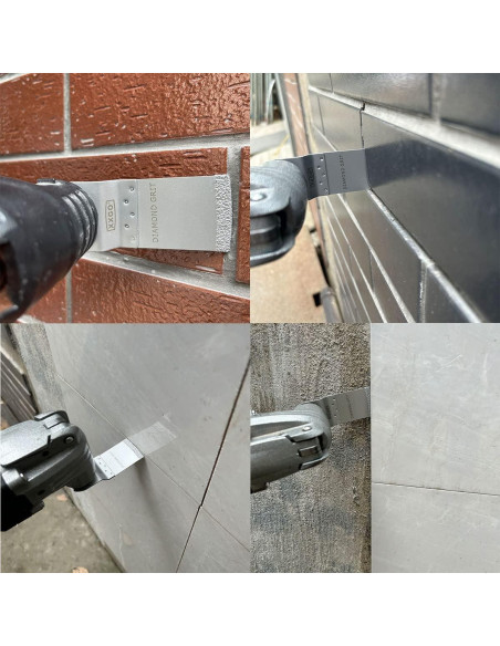 Cuchillas de Diamante XXGO para Herramienta Oscilante - 4 Pcs