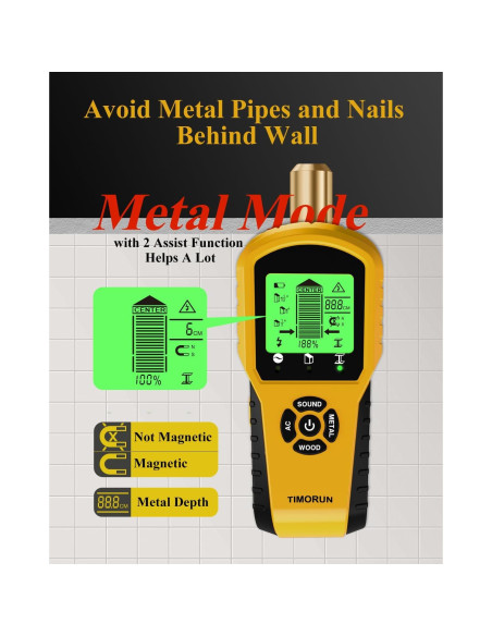 Buscador de Estudio TIMORUN TH610 - Escáner Digital 6-en-1
