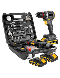 Juego de Herramientas Taladro Inalámbrico AwxryoX 20V 135Pcs