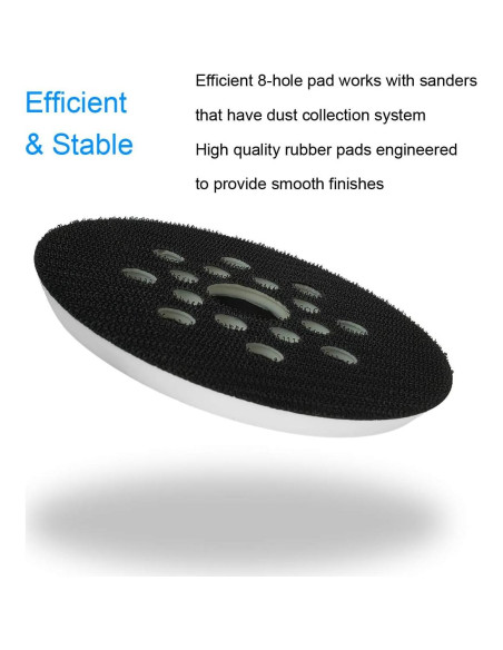Almohadilla de Lijado 5" Tockrop 8 Agujeros para Bosch