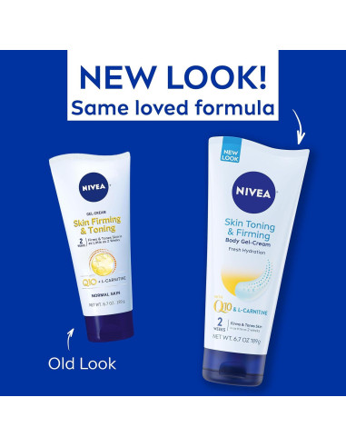 Crema Gel Corporal Reafirmante NIVEA 190g Q10 Ácido Hialurónico