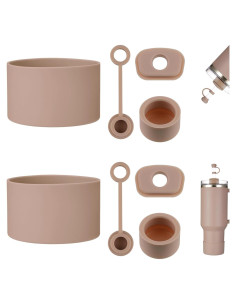 Juego de 8 Accesorios para Taza Stanley H2.0 - Almendra Rosa