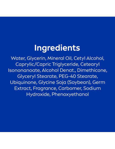 Crema Gel Corporal Reafirmante NIVEA 190g Q10 Ácido Hialurónico